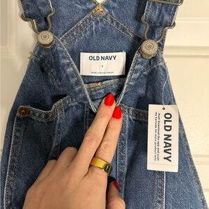 Old Navy Classic Blue Denim Overalls
